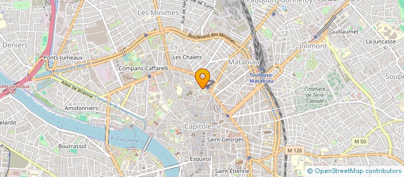 localisation de l'entreprise JARDIN CULTUREL  TOULOUSE