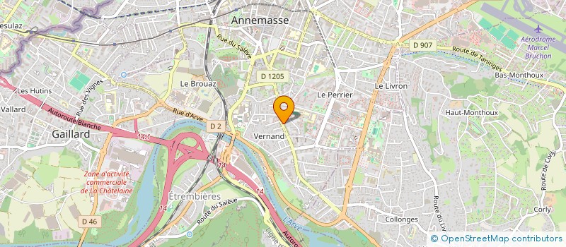 localisation de l'entreprise JARDIN D'EDEN 74 à ANNEMASSE