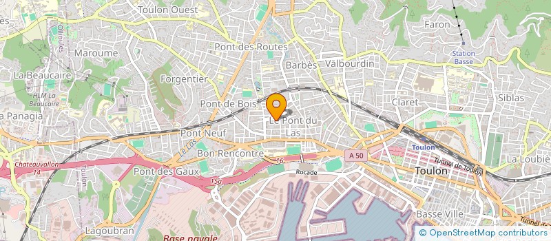 localisation de l'entreprise JARDIN D'ENFANT  TOULON