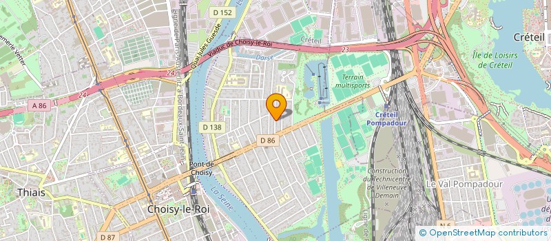 localisation de l'entreprise JARDIN D'ENFANTS EPONA à CHOISY-LE-ROI