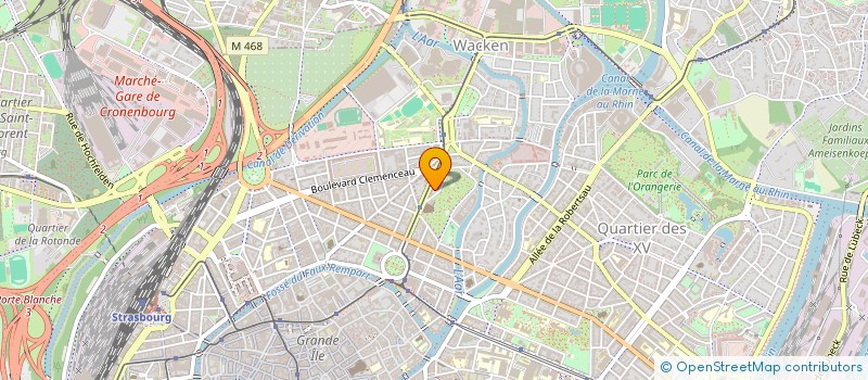 localisation de l'entreprise JARDIN D ENFANTS GAN CHALOM à STRASBOURG