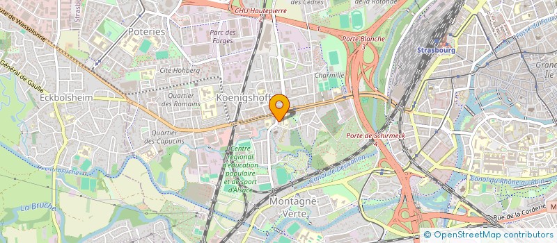 localisation de l'entreprise JARDIN D'ENFANTS LES BONS AMIS à STRASBOURG