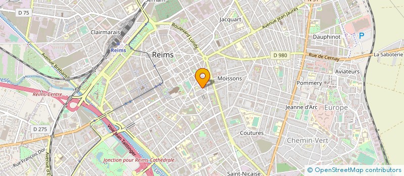 localisation de l'entreprise JARDIN D'ENFANTS MONTESSORI à REIMS