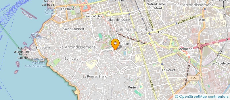 localisation de l'entreprise JARDIN D'ENFANTS ST FRANCOIS à MARSEILLE