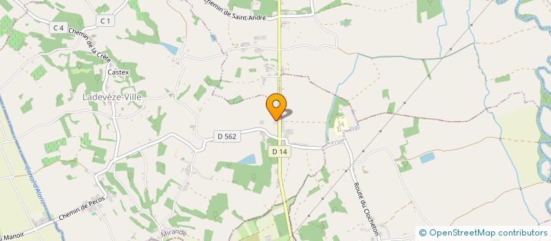 localisation de l'entreprise JARDIN D'EPICURE  MONLEZUN