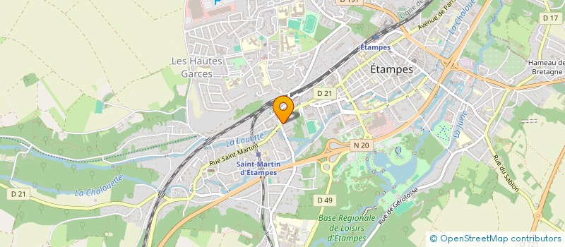 localisation de l'entreprise JARDIN D'OR  ETAMPES