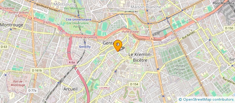 localisation de l'entreprise JARDIN D'OR à GENTILLY