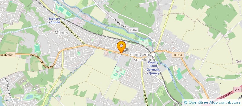 localisation de l'entreprise JARDIN DAVID - JARDIN CORINNE  SAINT-GERMAIN-SUR-MORIN