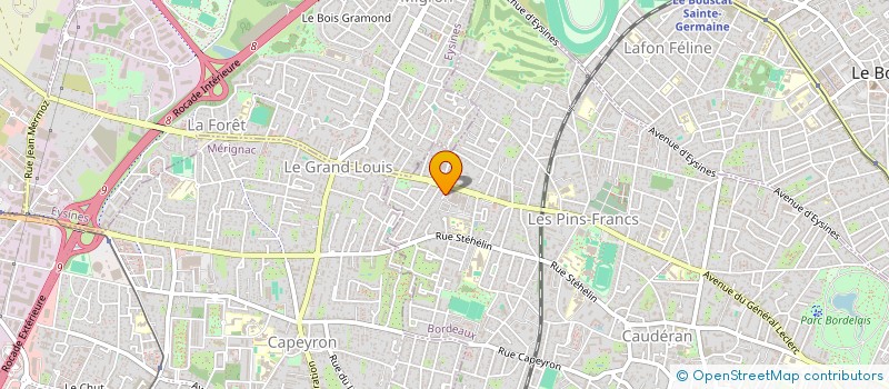 localisation de l'entreprise JARDIN DE BALZAC  BORDEAUX