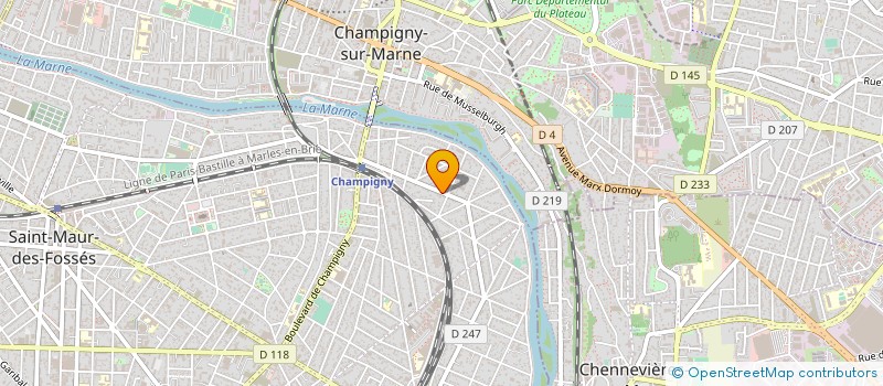 localisation de l'entreprise JARDIN DE CHINE à SAINT-MAUR-DES-FOSSES