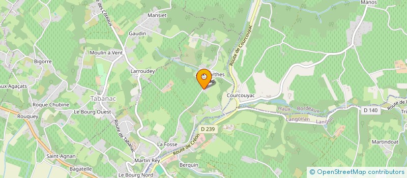 localisation de l'entreprise JARDIN DE GAYANE  LE TOURNE