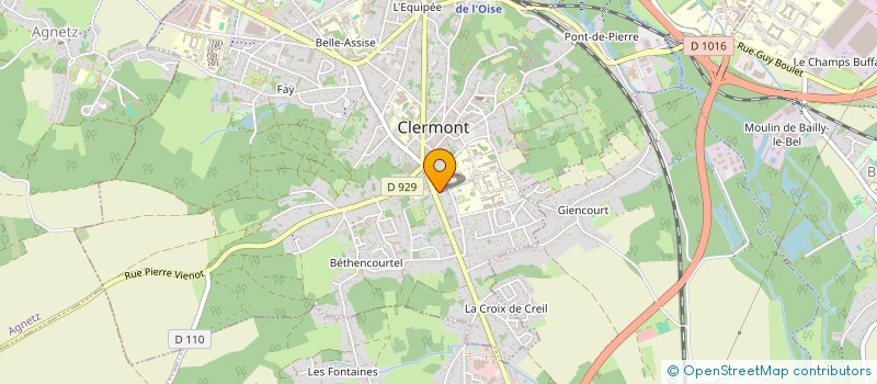 localisation de l'entreprise JARDIN DE L'INDE  CLERMONT