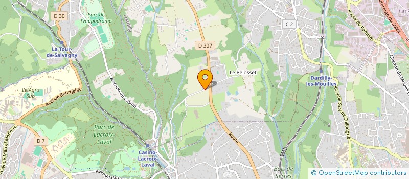localisation de l'entreprise JARDIN DE L'OUEST à DARDILLY