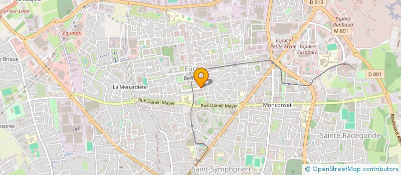localisation de l'entreprise JARDIN DE LA CIGOGNE à TOURS
