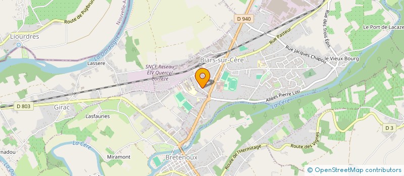 localisation de l'entreprise JARDIN DE MAI  BIARS-SUR-CERE