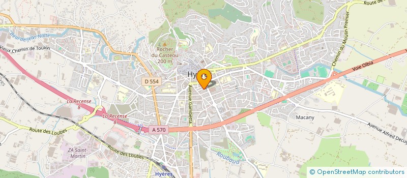 localisation de l'entreprise JARDIN DE MAINTENON à HYERES