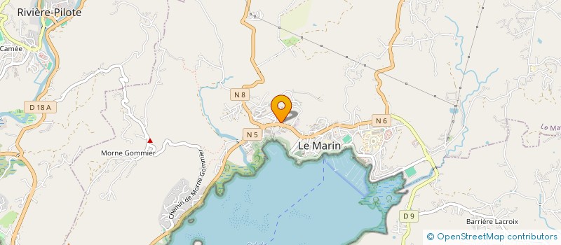 localisation de l'entreprise JARDIN DE MELANIE  LE MARIN