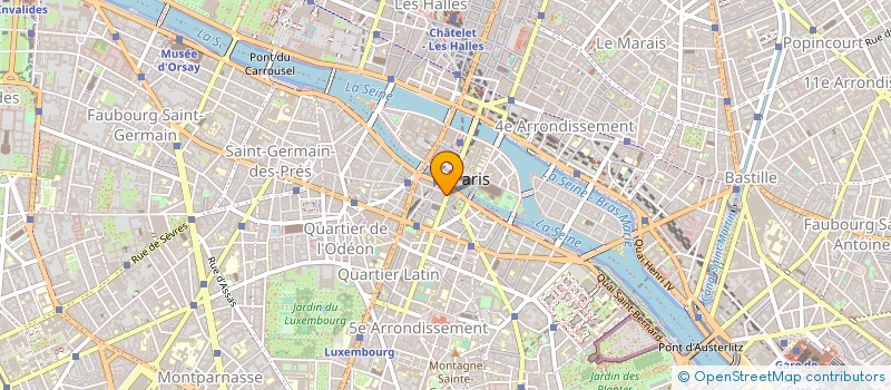 localisation de l'entreprise JARDIN DE NOTRE DAME  PARIS