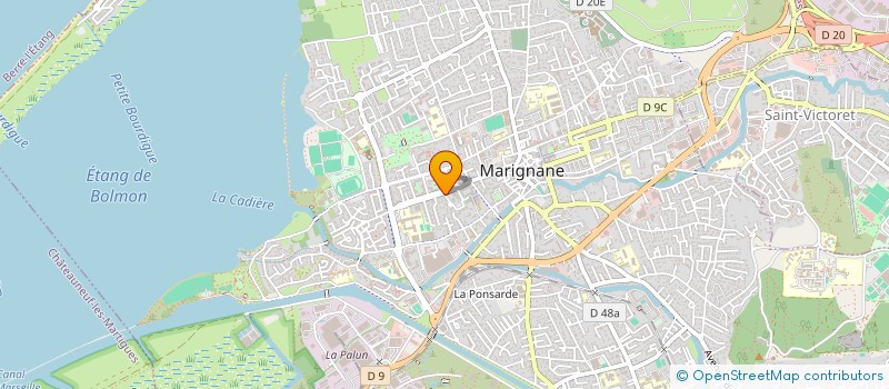 localisation de l'entreprise JARDIN DE PROVENCE à MARIGNANE