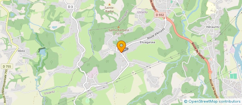 localisation de l'entreprise JARDIN DE SAISON  USTARITZ