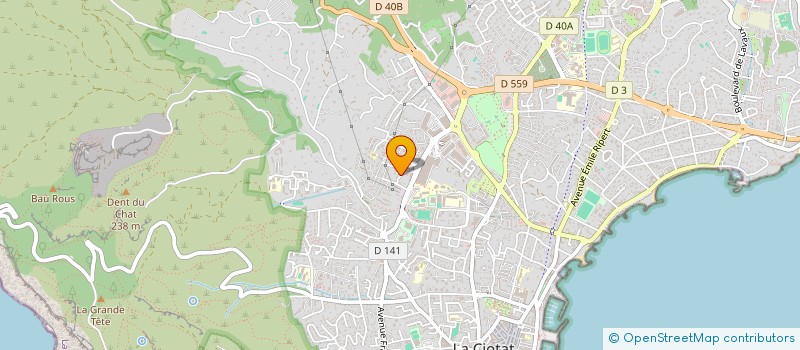 localisation de l'entreprise JARDIN DE TIMOTHEE  LA CIOTAT