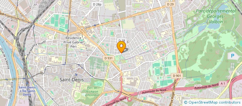 localisation de l'entreprise JARDIN DE VENISE à SAINT-DENIS
