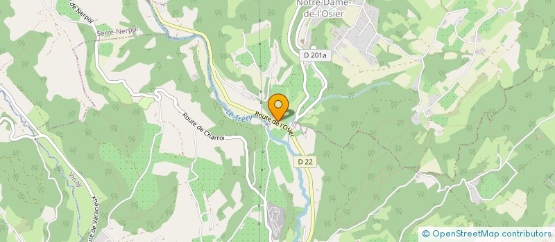 localisation de l'entreprise JARDIN DES ALPES  NOTRE-DAME-DE-L'OSIER