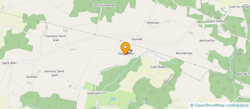 localisation de l'entreprise JARDIN DES ARTS  LANGUIDIC