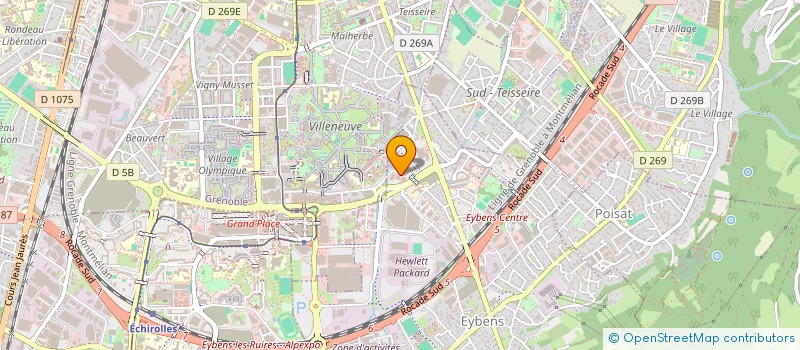 localisation de l'entreprise JARDIN DES BELLES à EYBENS