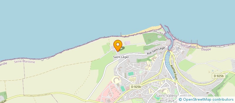 localisation de l'entreprise JARDIN DES FALAISES  SAINT-VALERY-EN-CAUX