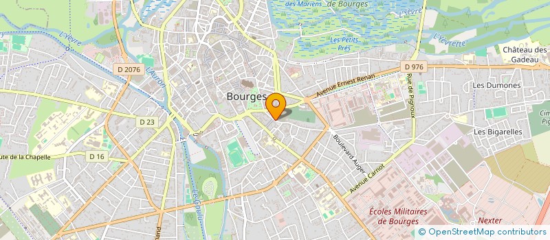 localisation de l'entreprise JARDIN DES MAINS à BOURGES