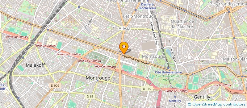 localisation de l'entreprise JARDIN DES MIMOSAS  PARIS