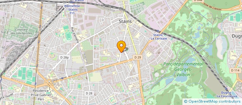 localisation de l'entreprise JARDIN DES PETITS PETONS à STAINS
