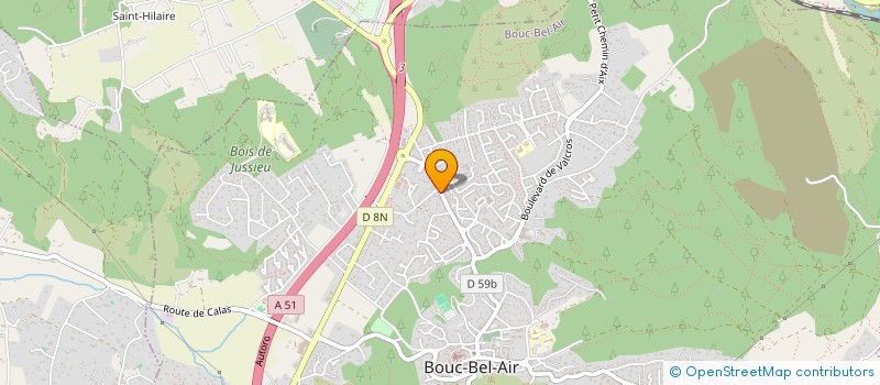 localisation de l'entreprise JARDIN DES QUATRE SAISONS à BOUC-BEL-AIR