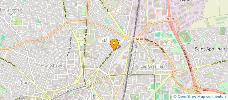 localisation de l'entreprise JARDIN DES RESONANCES  DIJON