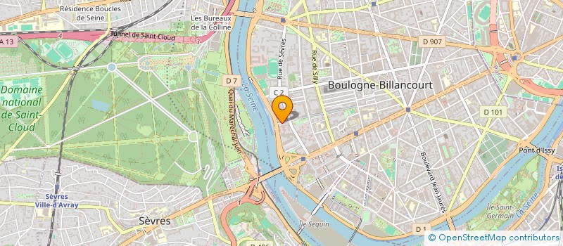 localisation de l'entreprise JARDIN DES SOURCES à BOULOGNE-BILLANCOURT