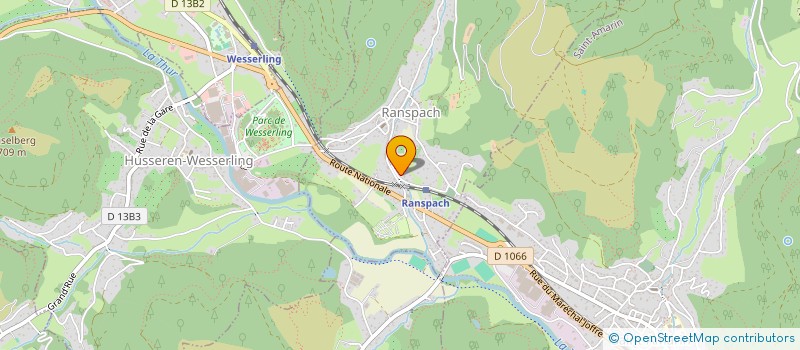 localisation de l'entreprise JARDIN DES VOSGES SCI  RANSPACH