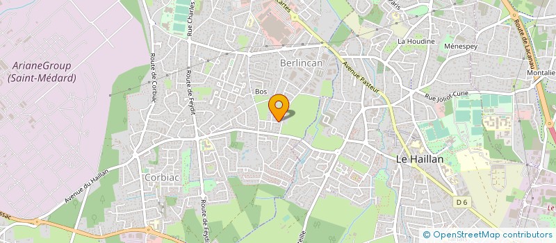 localisation de l'entreprise JARDIN DU BERLINCAN  SAINT-MEDARD-EN-JALLES