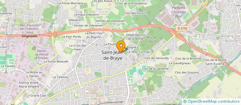 localisation de l'entreprise JARDIN DU BONHEUR à SAINT-JEAN-DE-BRAYE