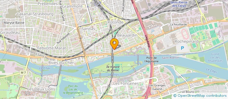 localisation de l'entreprise JARDIN DU CHEMINOT COMITE 4290 LA RICHE  TOURS