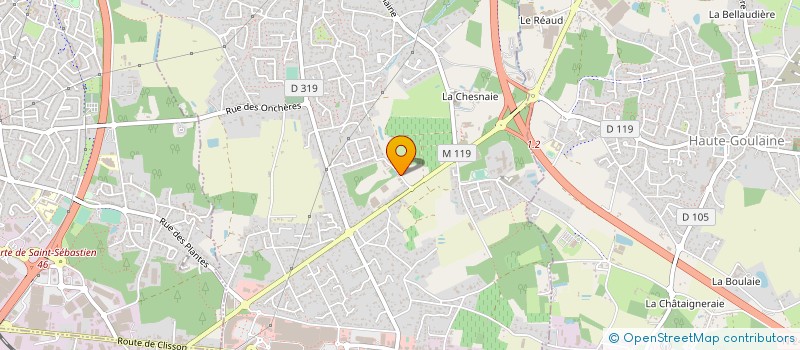 localisation de l'entreprise JARDIN DU LAUNAY à BASSE-GOULAINE