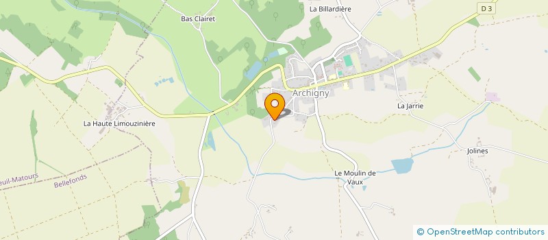 localisation de l'entreprise JARDIN EN VIE  ARCHIGNY