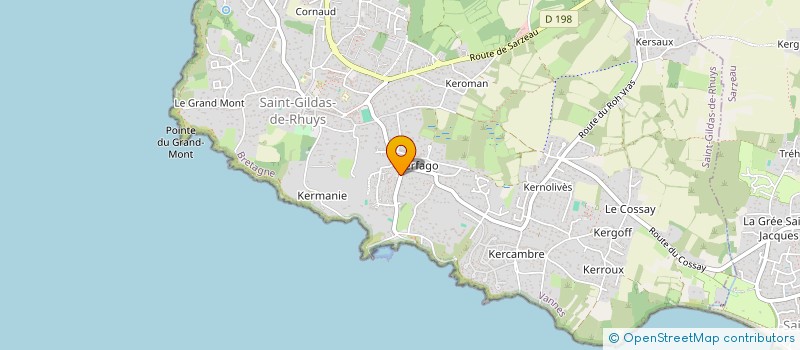 localisation de l'entreprise JARDIN ENTRETIEN NETTOYAGE SERVICES  SAINT-GILDAS-DE-RHUYS