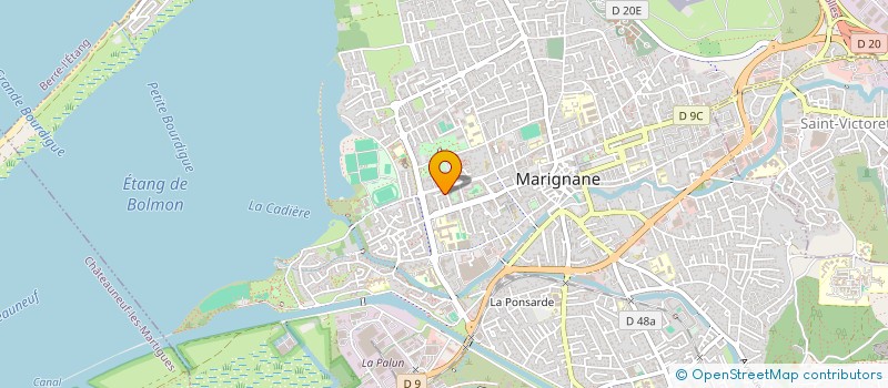 localisation de l'entreprise JARDIN ET CHALET à MARIGNANE