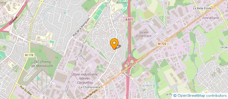 localisation de l'entreprise JARDIN'EZ VOUS à CARQUEFOU