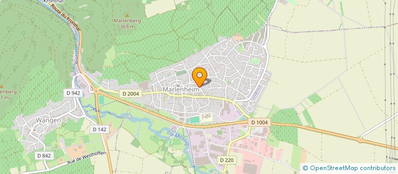 localisation de l'entreprise JARDIN FEND  MARLENHEIM