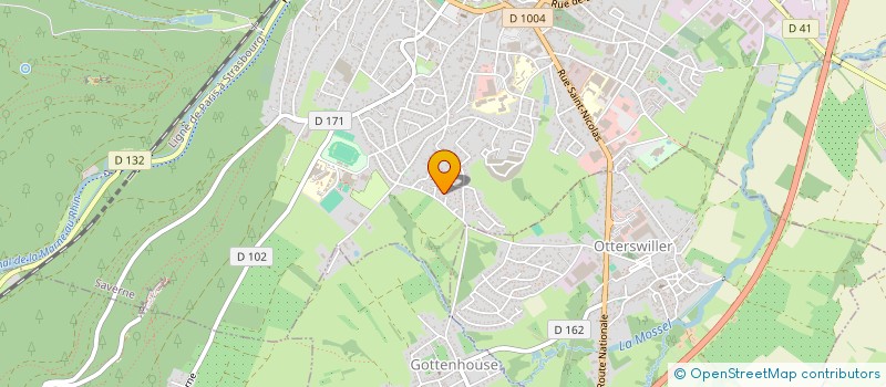 localisation de l'entreprise JARDIN FORET DE LA LICORNE SAVERNE  SAVERNE