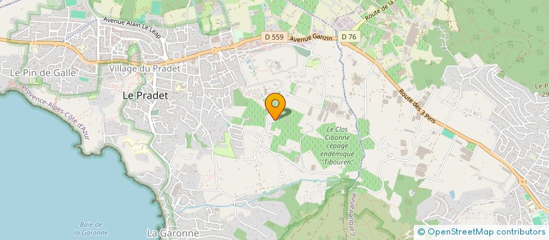 localisation de l'entreprise JARDIN FOREVER  LE PRADET
