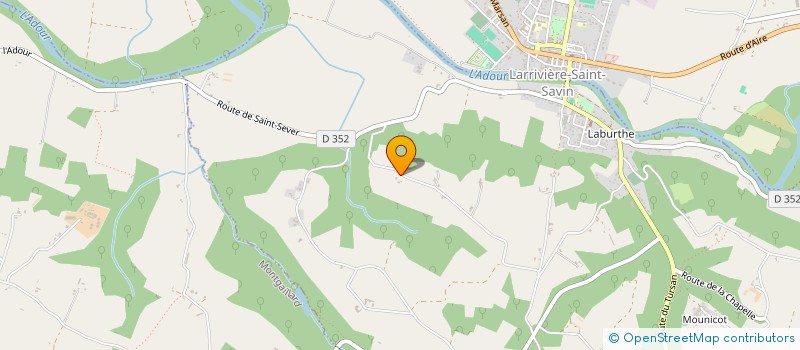 localisation de l'entreprise JARDIN INTERIEUR  LARRIVIERE-SAINT-SAVIN