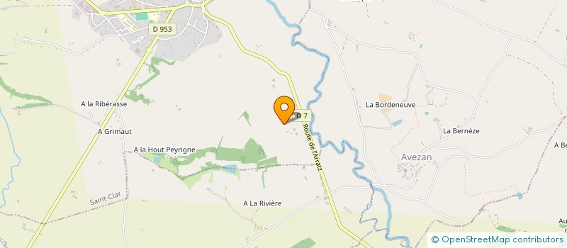 localisation de l'entreprise JARDIN JASMIN  SAINT-CLAR